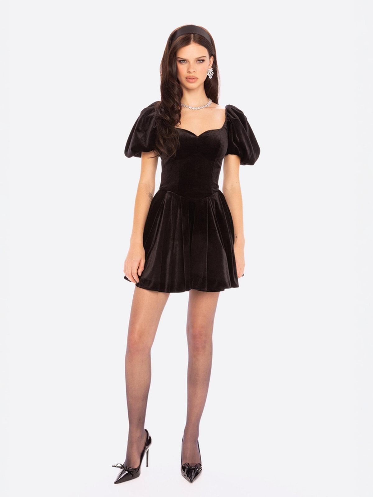 Lillian Velvet Mini Dress (Final Sale)