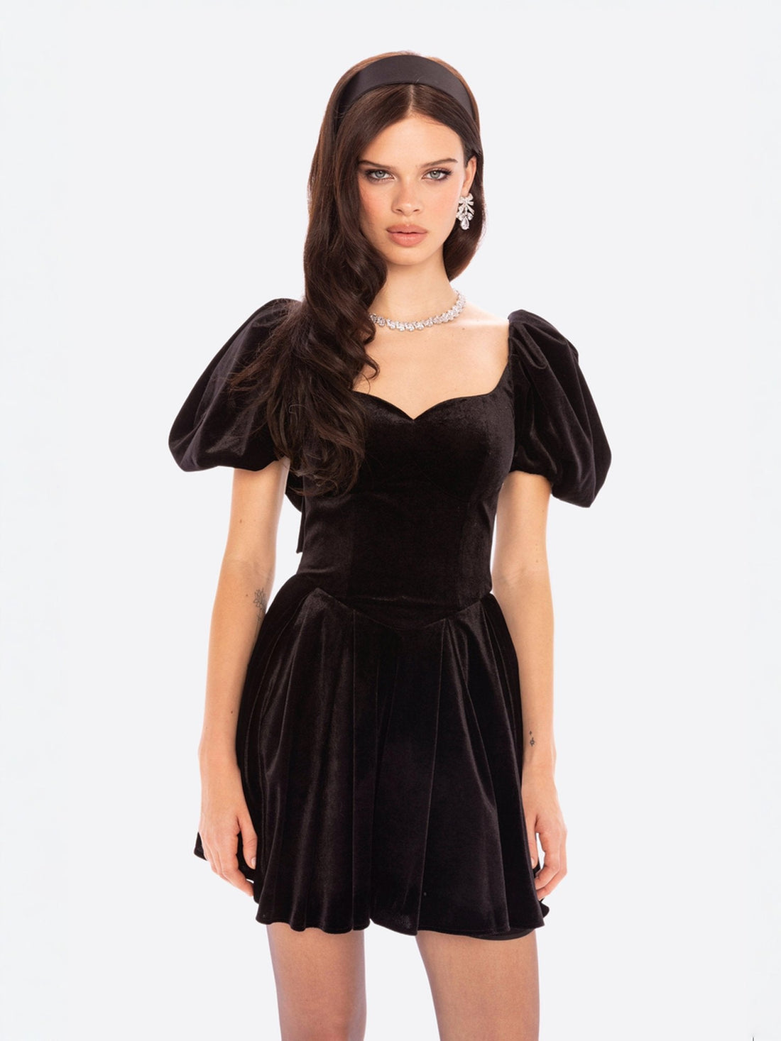 Lillian Velvet Mini Dress (Final Sale)