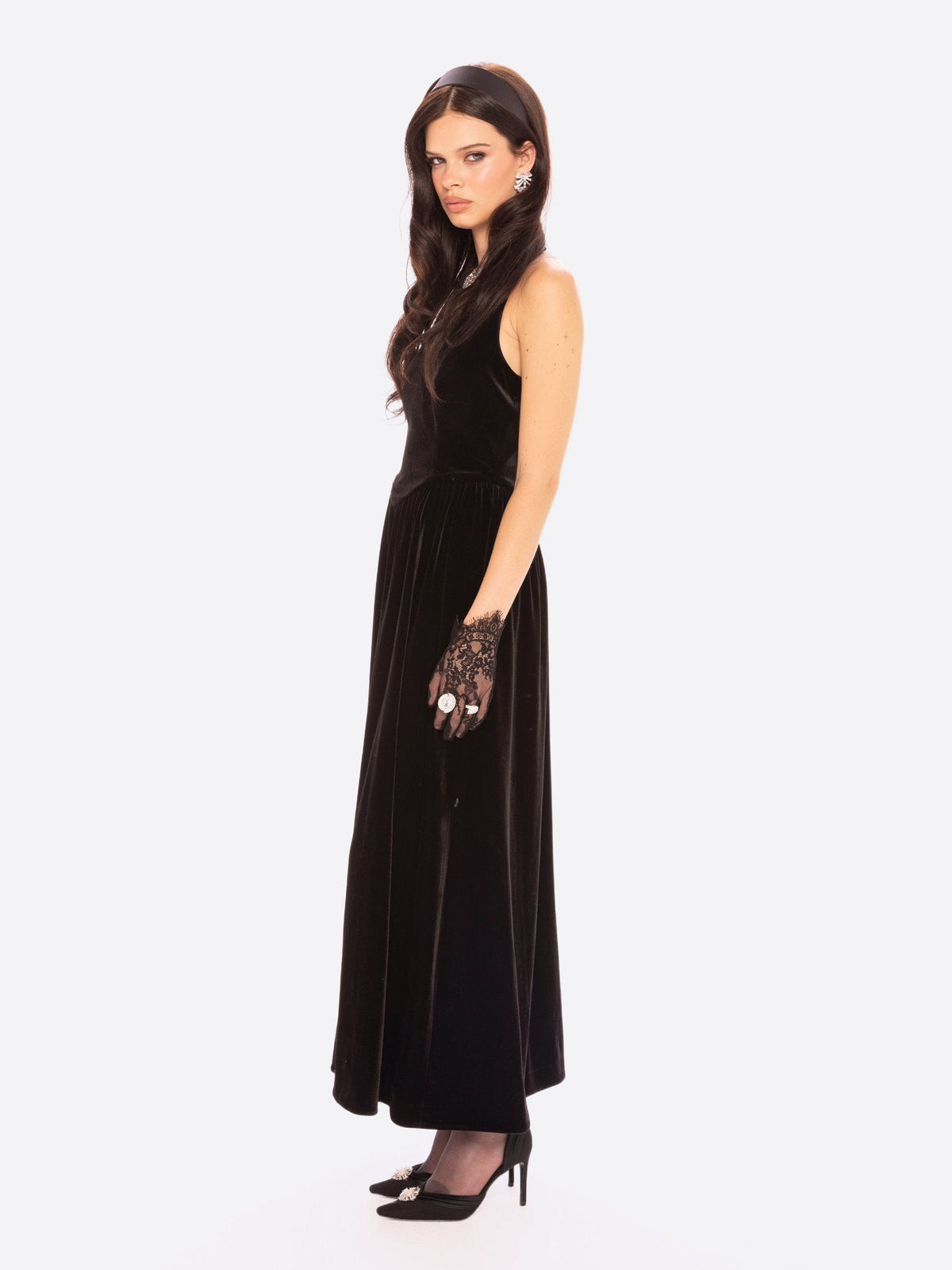 Sabine Velvet Maxi Dress (Final Sale)