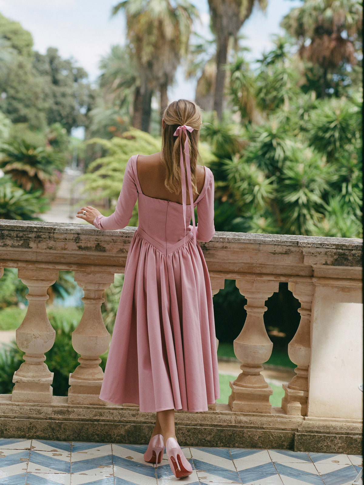 Bernadette Dress (Pink) (Final Sale)