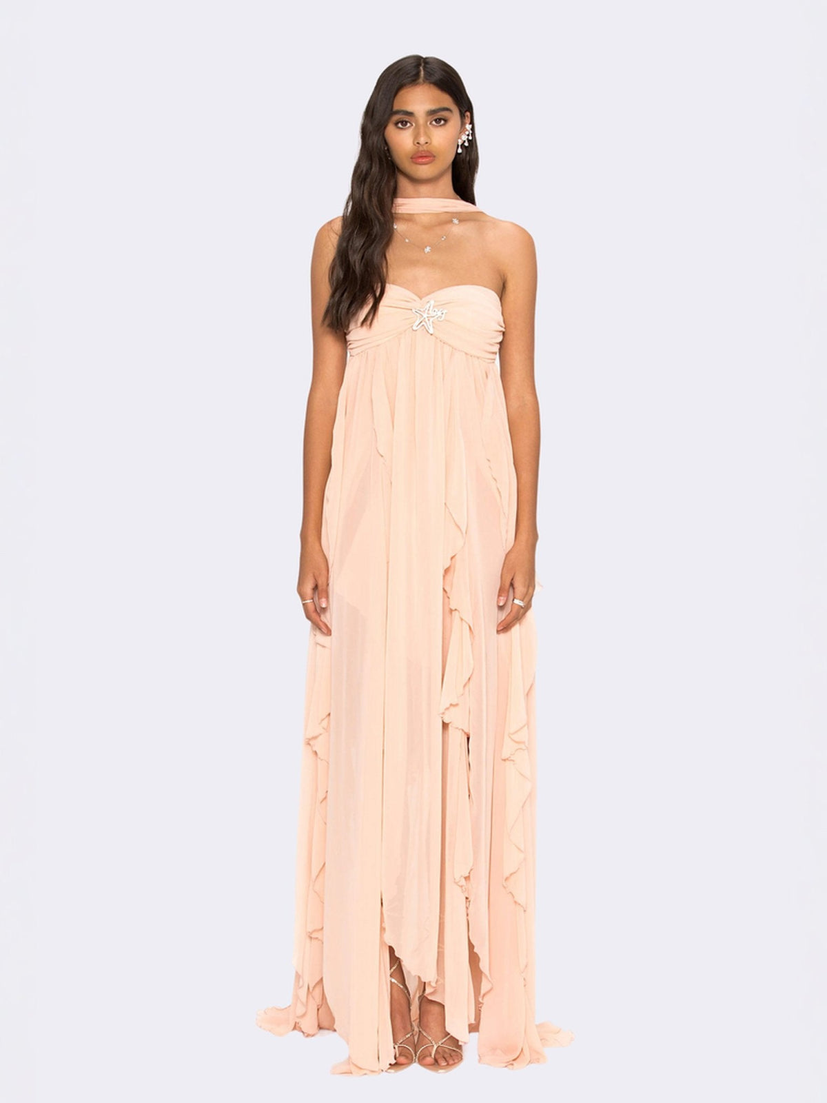 Mariah Dress (Peach)