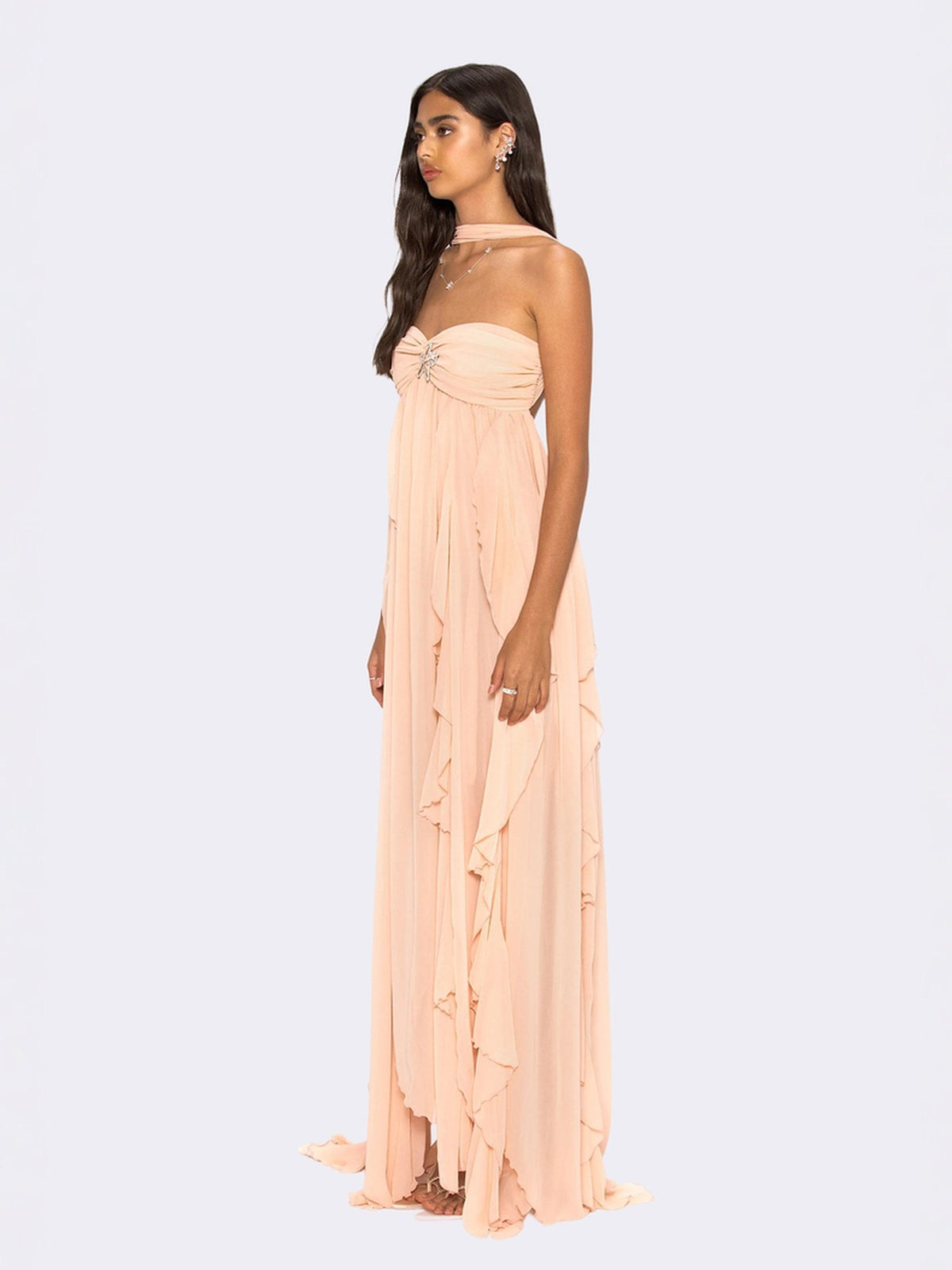 Mariah Dress (Peach)