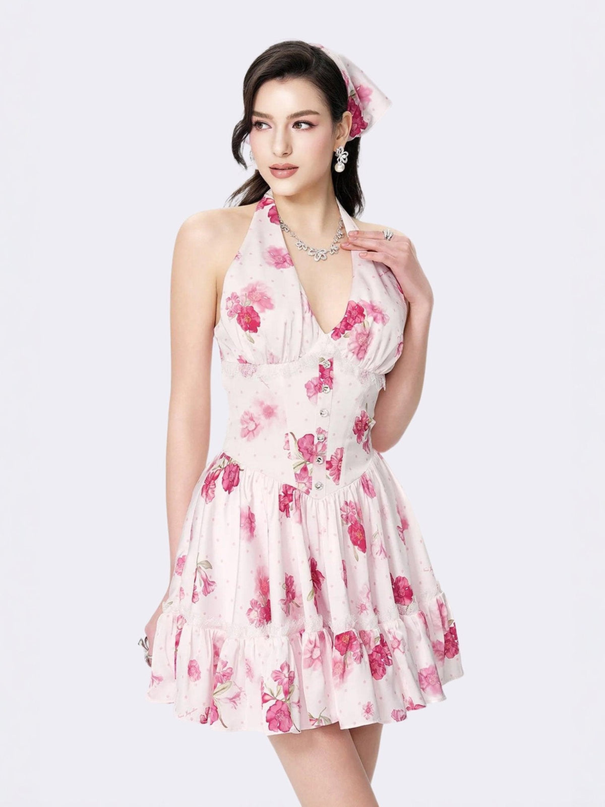 Rosaline Dress (Pink)