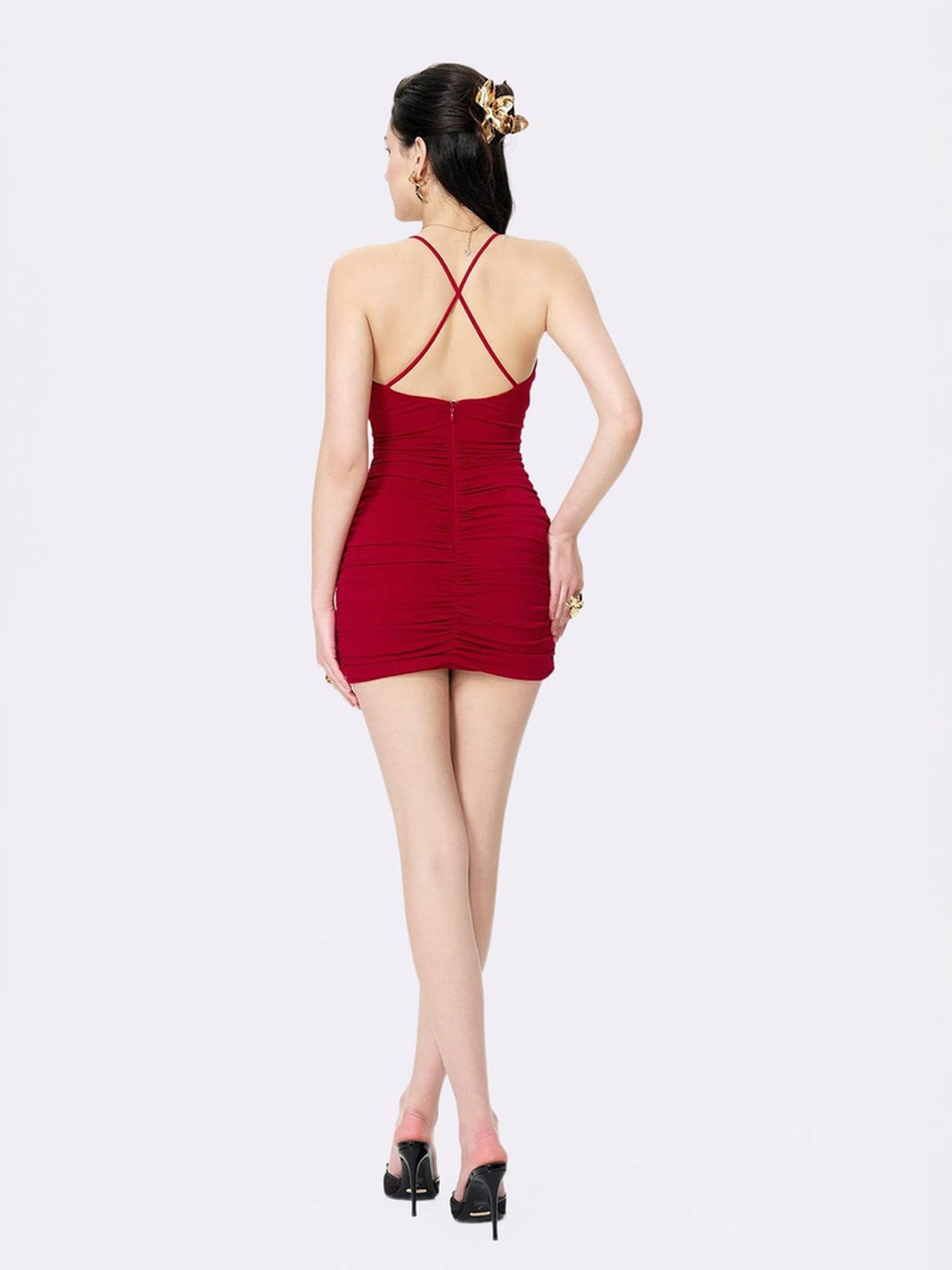 Violet Dress (Red) (Final Sale)