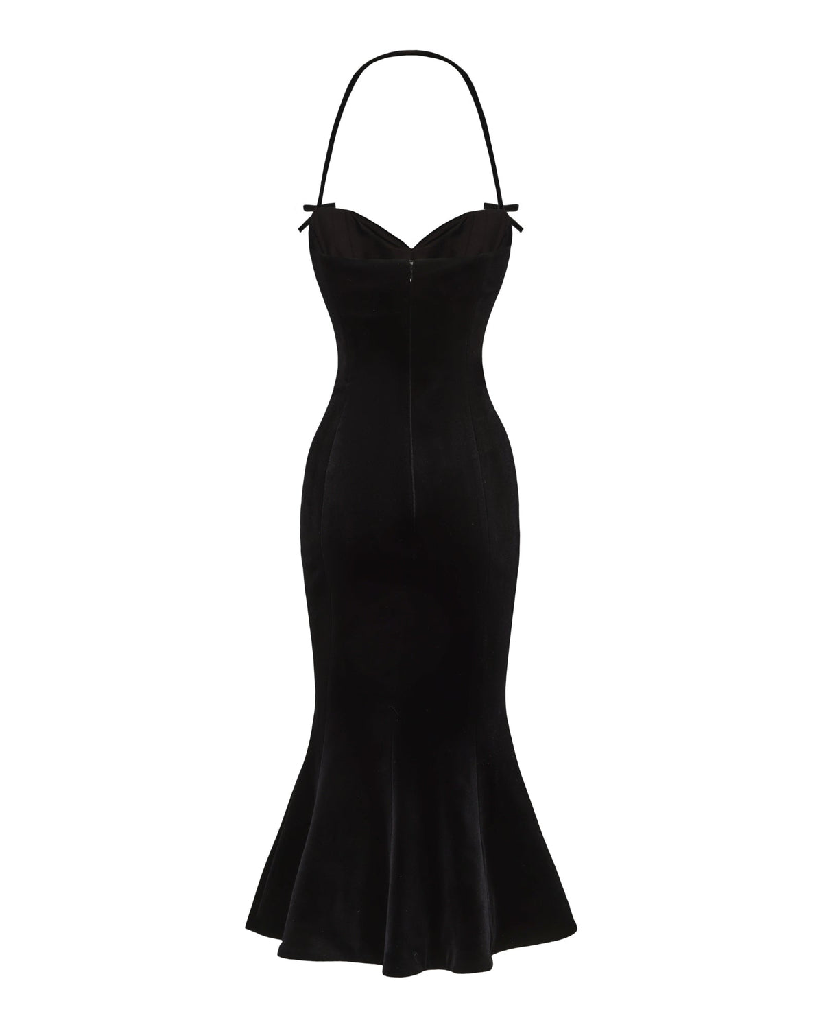 Althea Velvet Dress (Black)