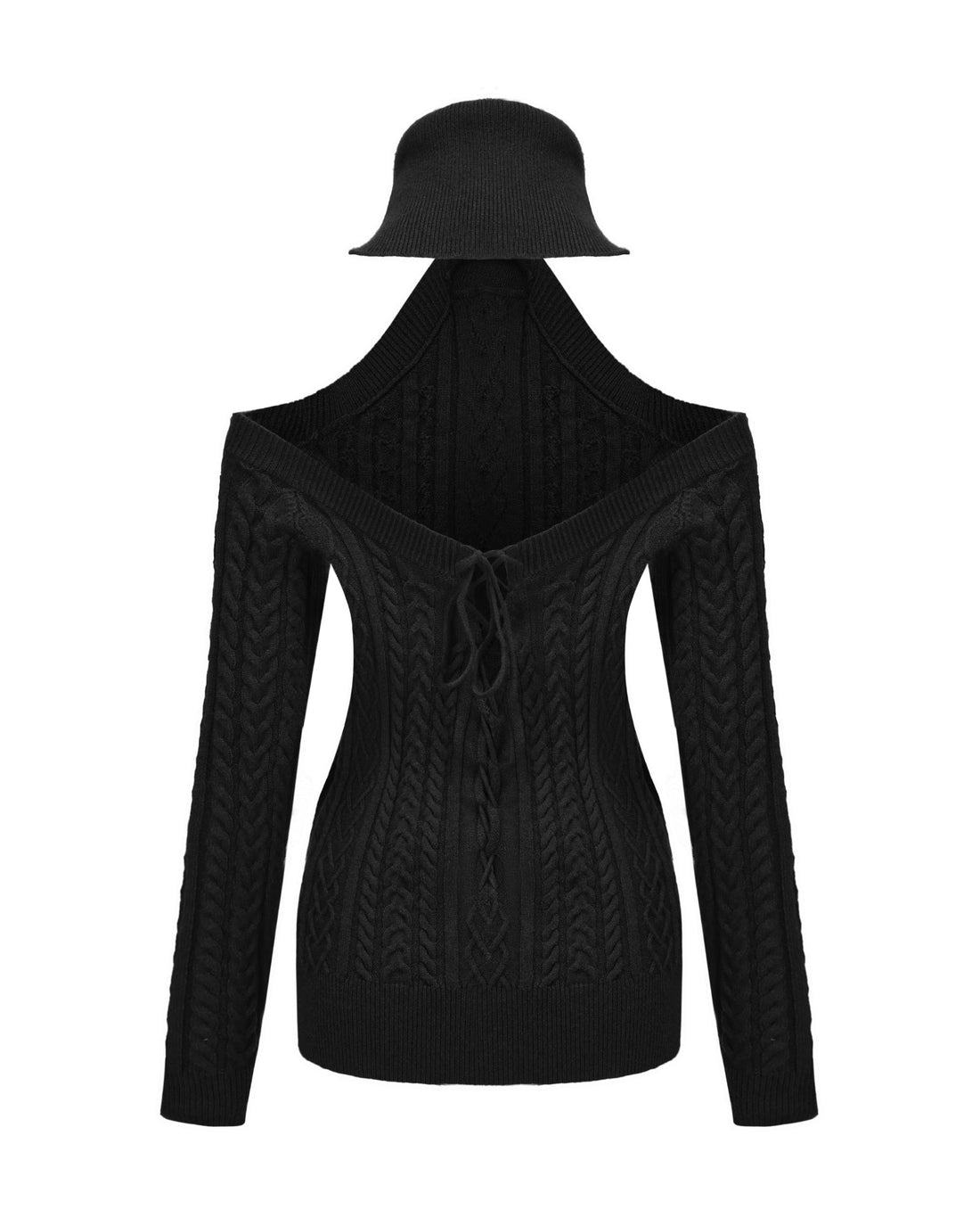 Margo Knit Dress (Black) (Final Sale)