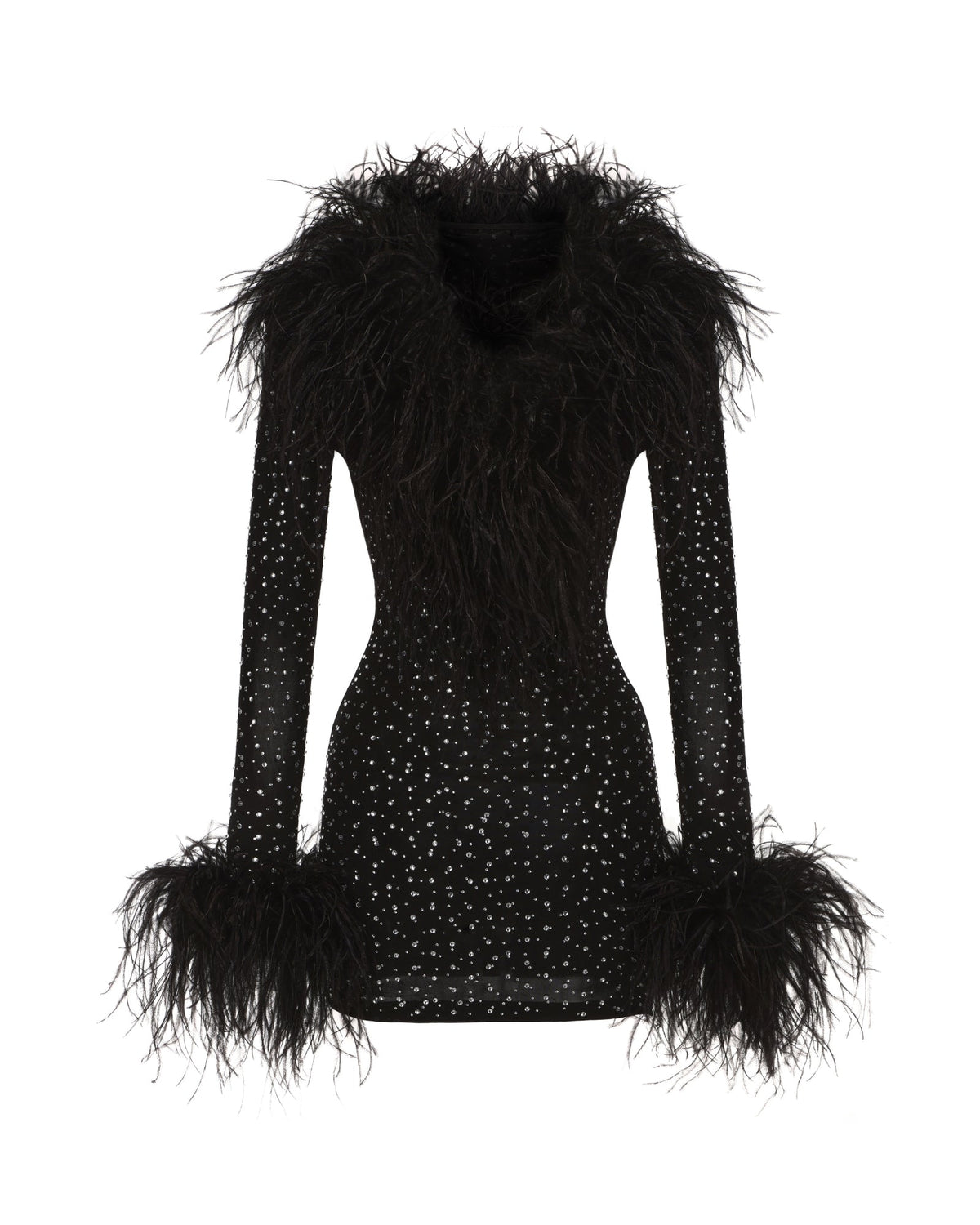 Margot Feather Mini Dress (Final Sale)
