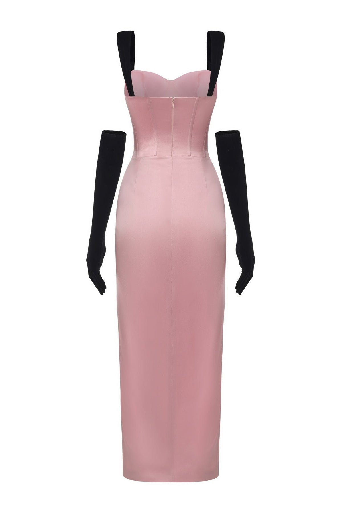Grace Bow Maxi Dress (Pink)
