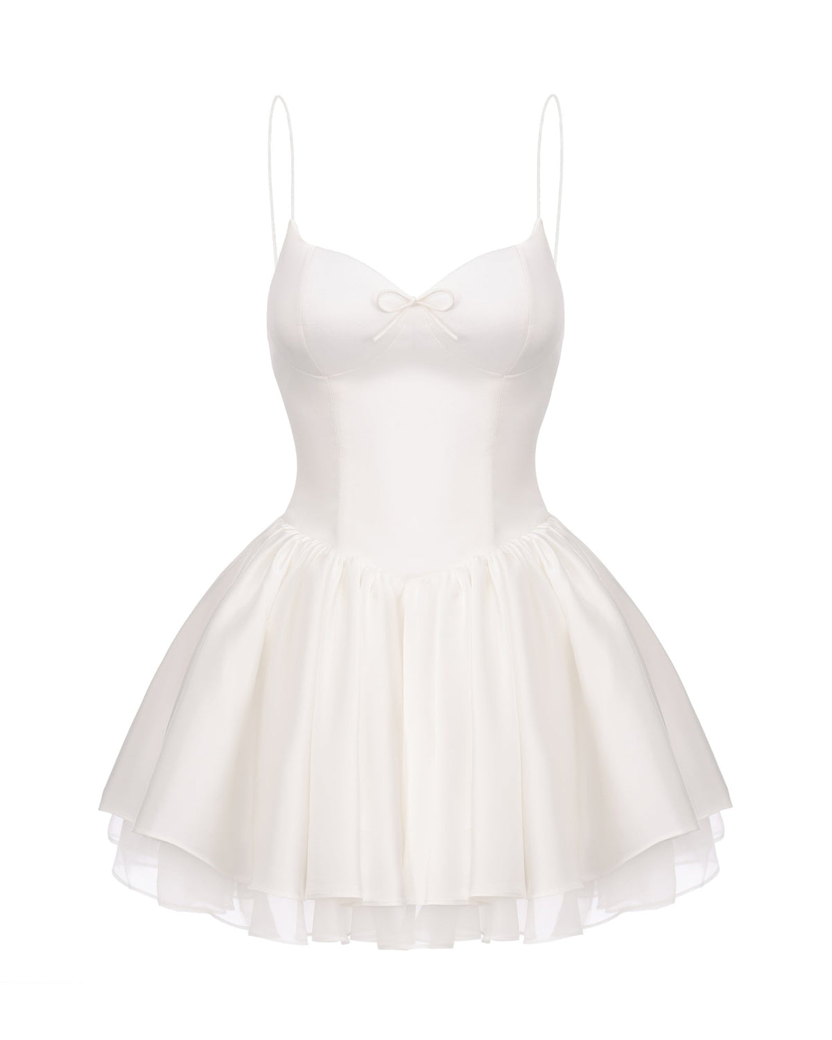 Veronica Backless Mini Dress (White) (Final Sale)