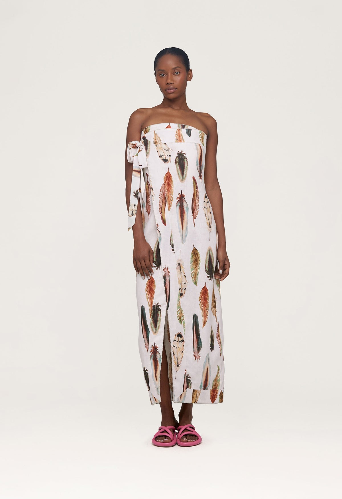 Noche Pluma Maxi Dress