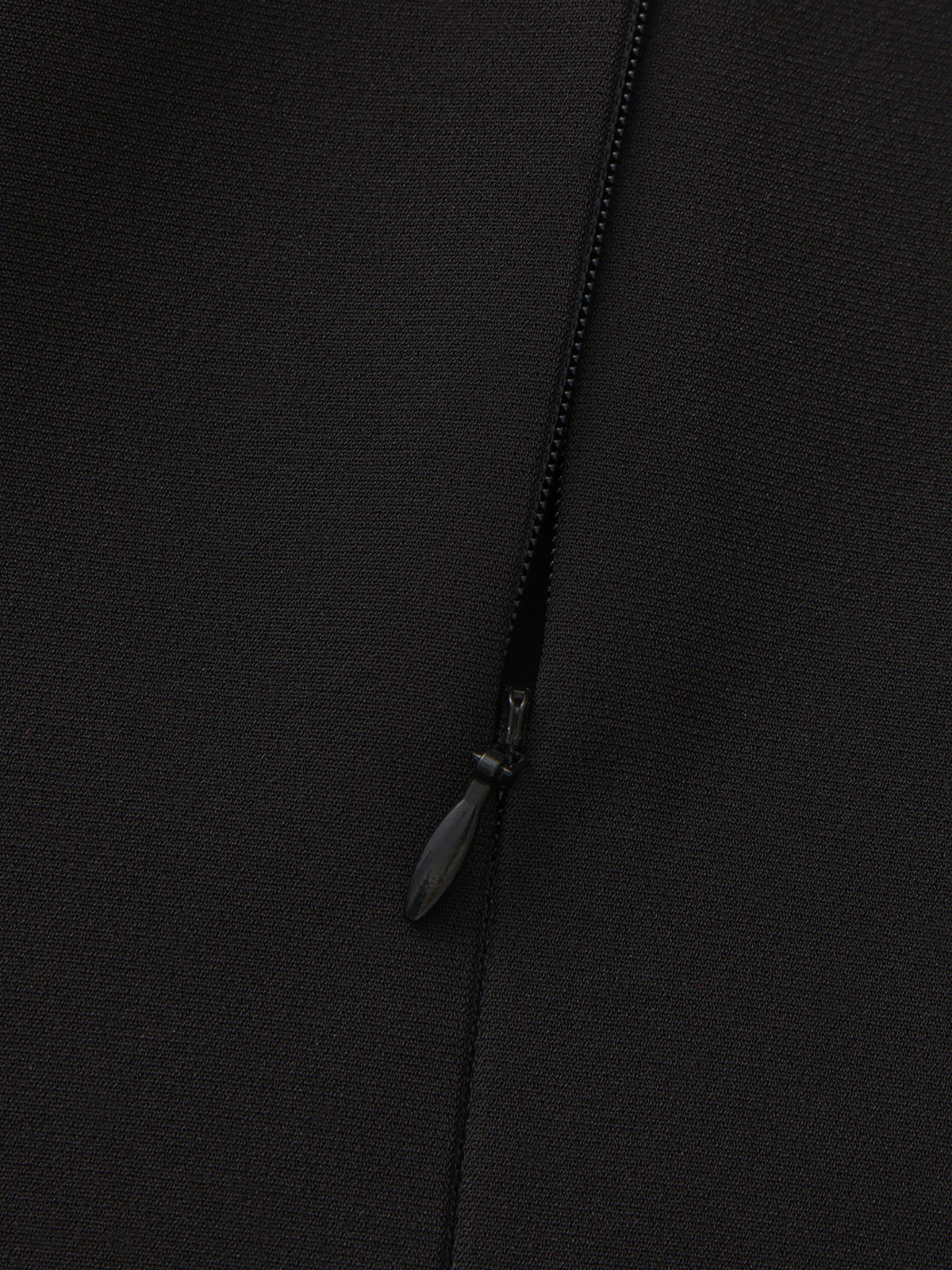 Sera Crystal-Button Black Dress