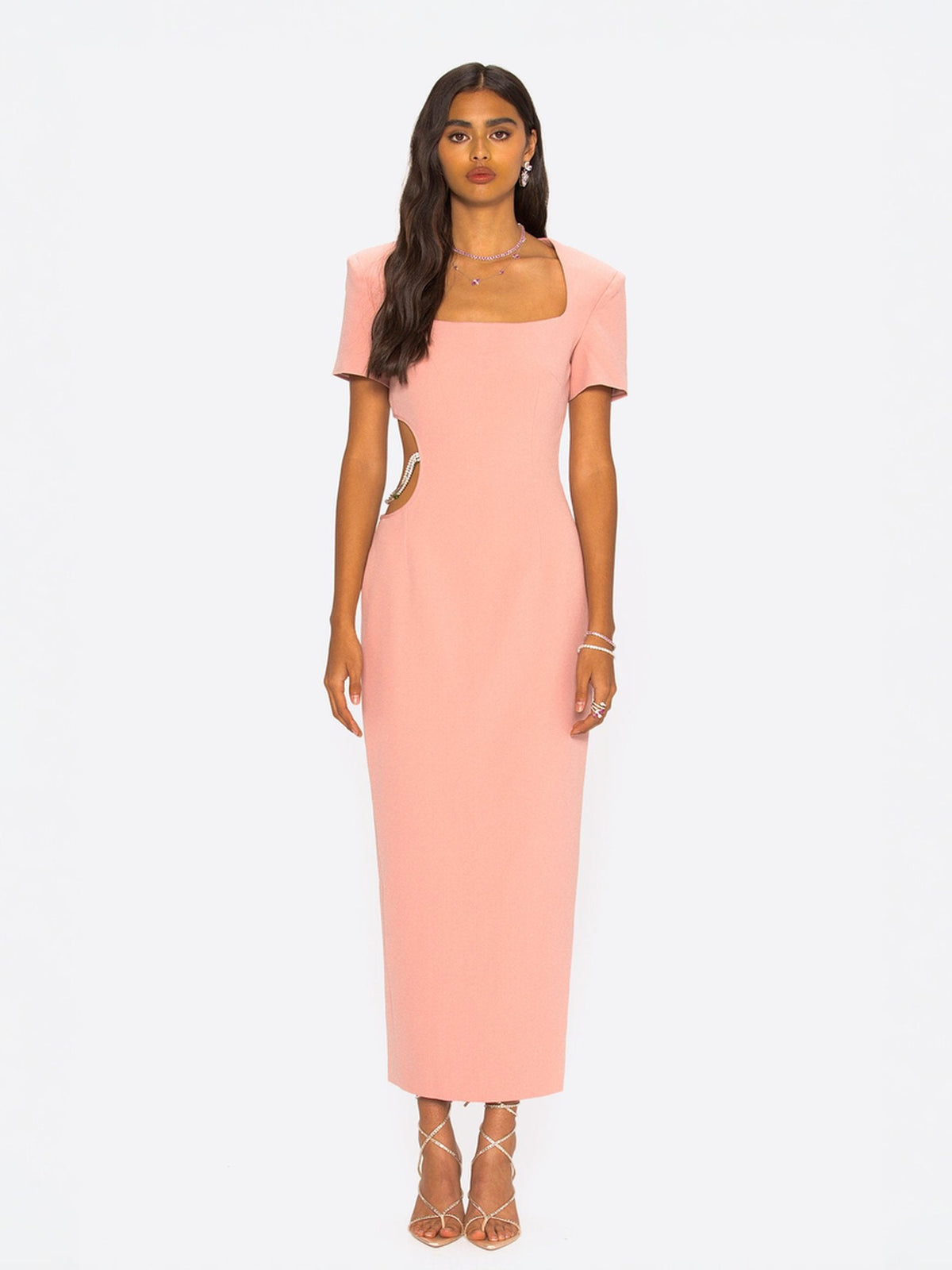 Zoe Dress (Coral) (Final Sale)