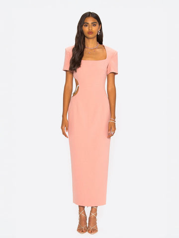 Zoe Dress (Coral) (Final Sale)