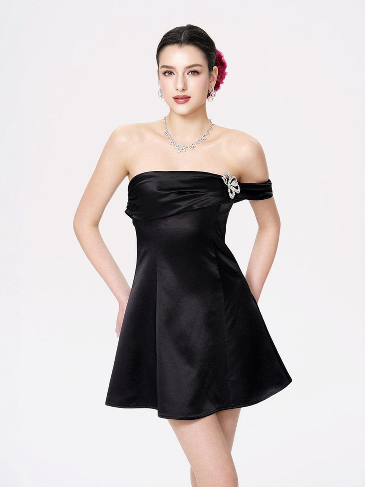 Cornelia Dress (Black) (Final Sale)