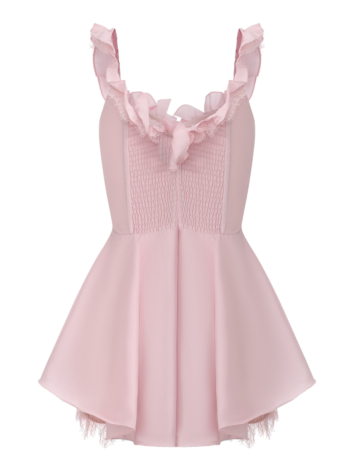 Paris Ruffle Pink Dress
