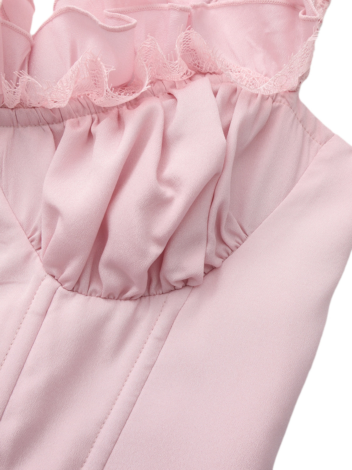Paris Ruffle Pink Dress