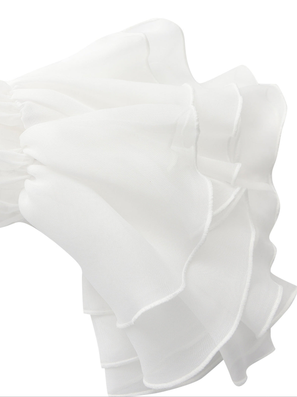 Capri Ruffle White Dress