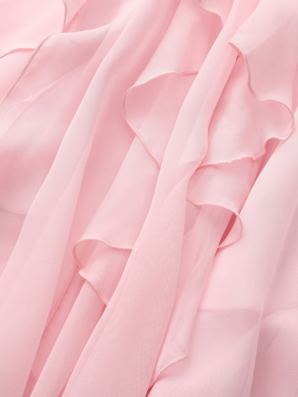 Capri Ruffle Pink Dress