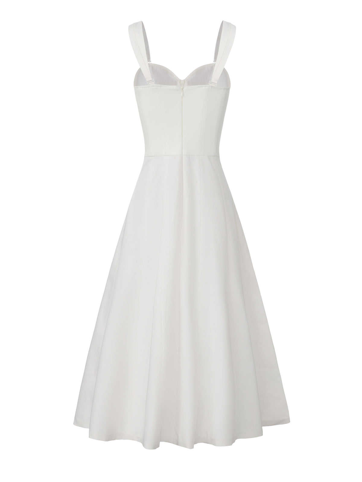Emeline Corset White Dress