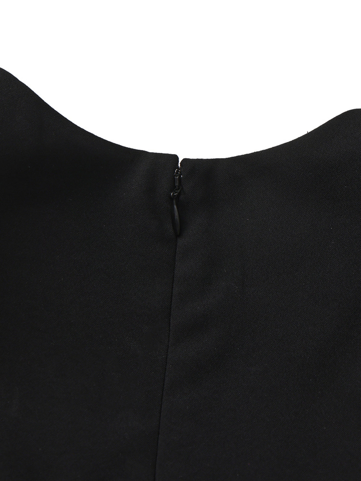 Alejandra Ring-Cutout Black Dress