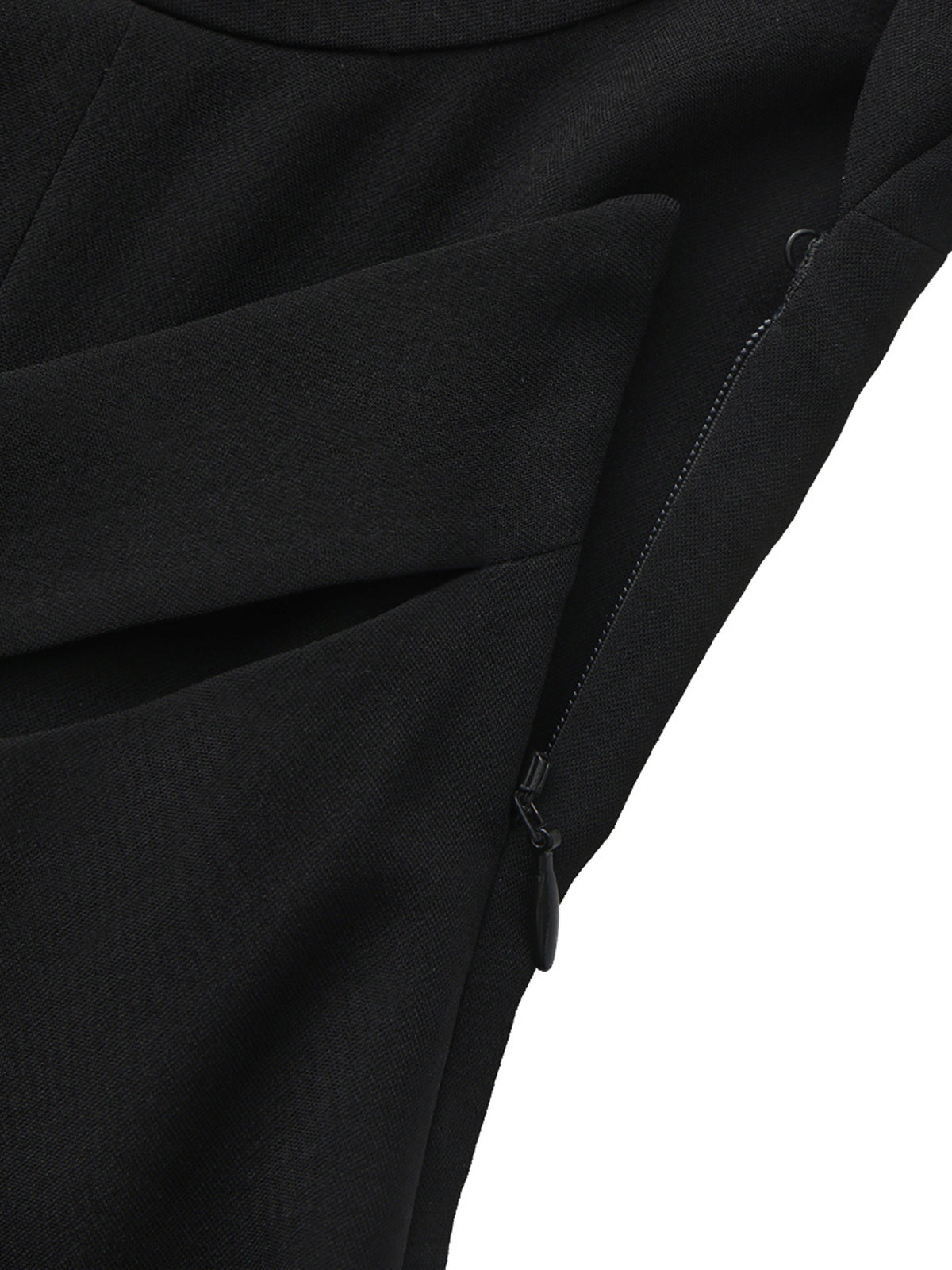 Serefina Open-Back Black Dress