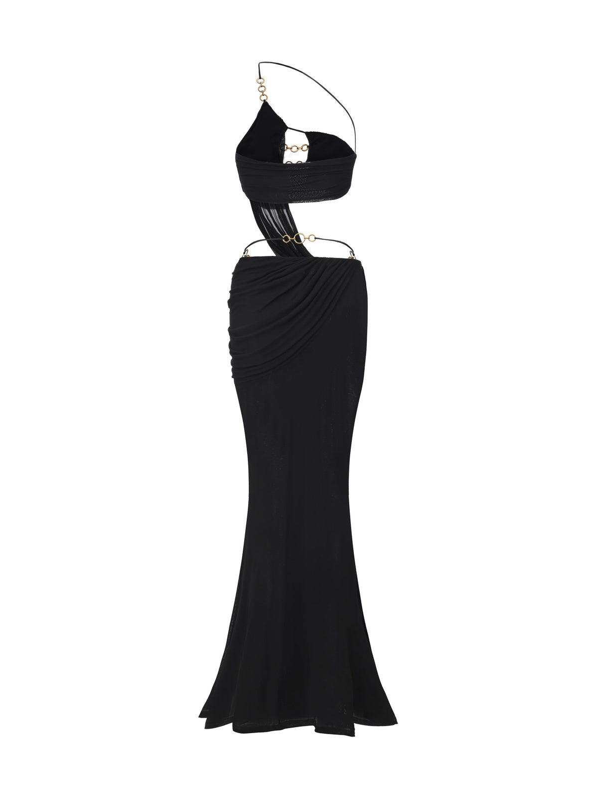 Belladonna One-Shoulder Black Dress
