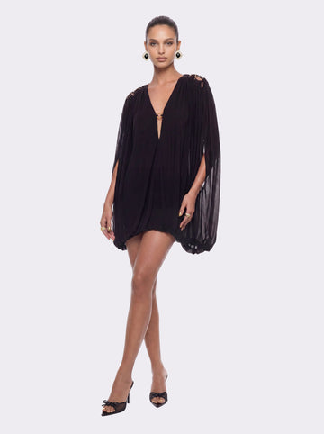 Marcella Cutout Black Dress
