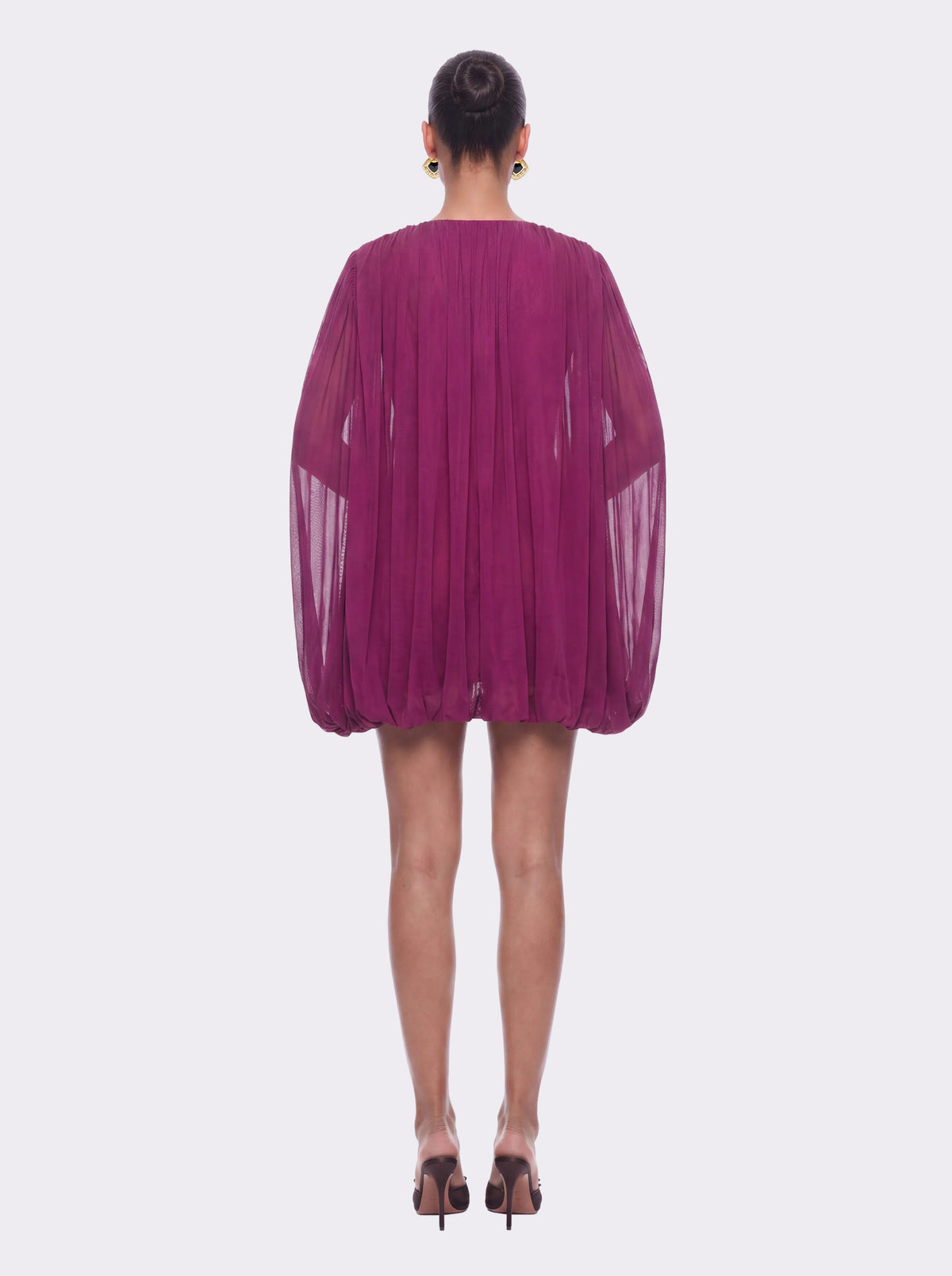 Marcella Cutout Purple Dress