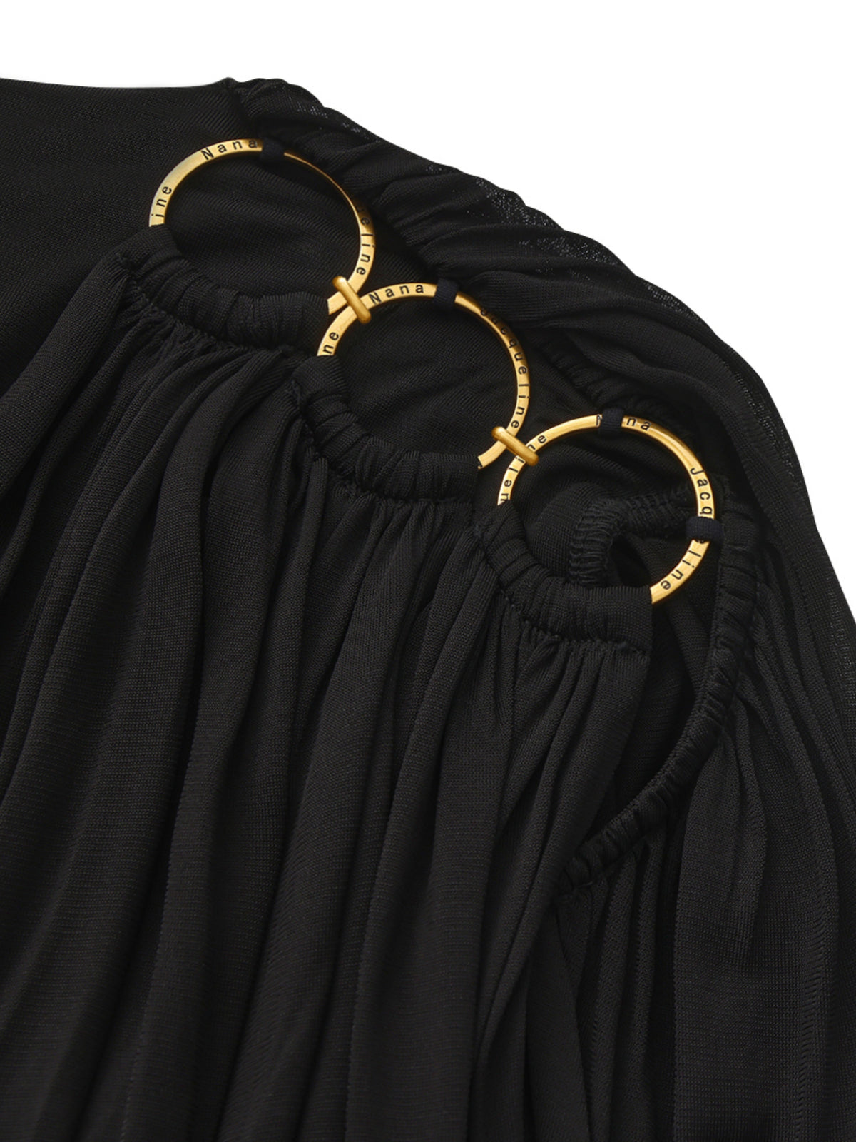 Marcella Cutout Black Dress