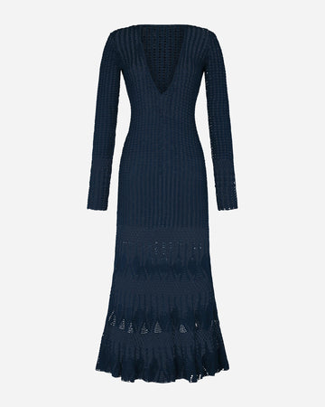 Reflejo Midi Dress | Cobalt - Blue