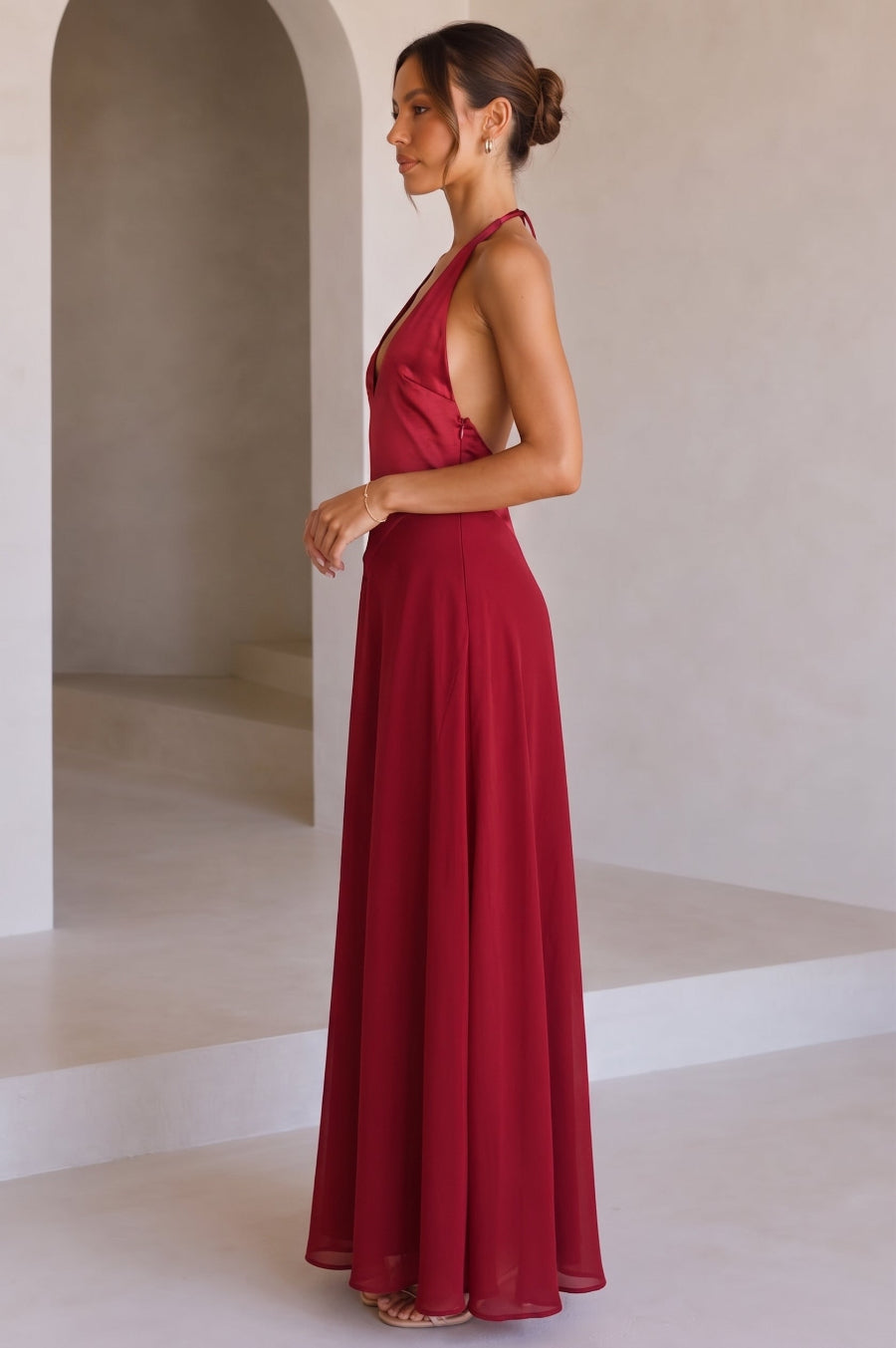 Renata Contrast Maxi Dress