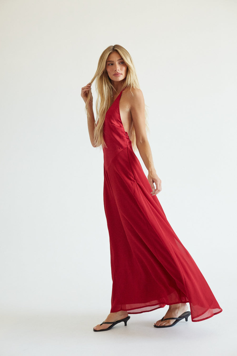 Renata Contrast Maxi Dress