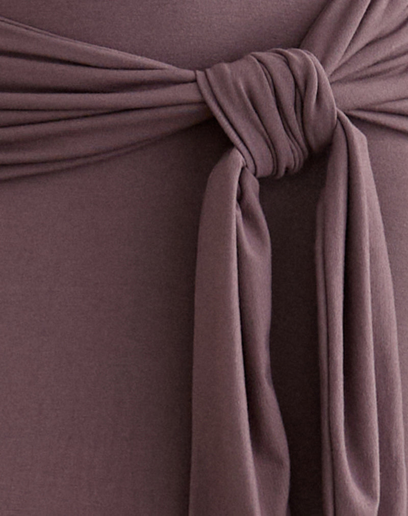 Rohesia Maxi Dress in Deep Taupe