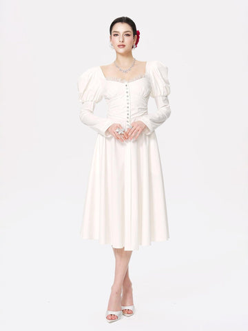 Livia Dress (White) (Final Sale)