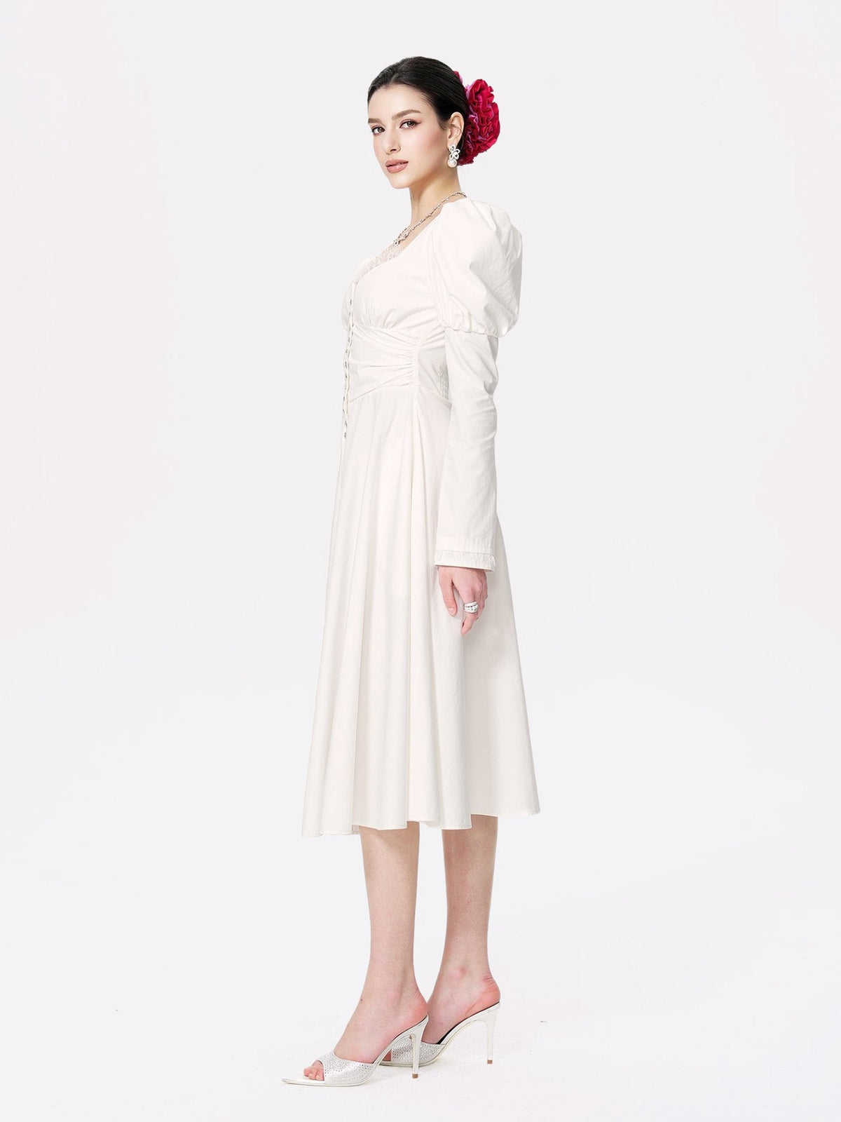 Livia Dress (White) (Final Sale)