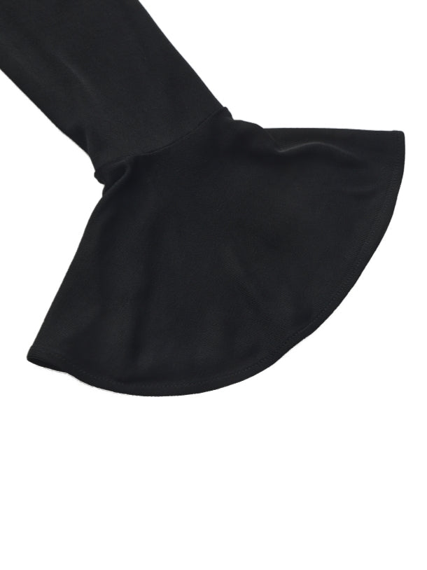 Alessandra Deep V Black Mini Dress (Final Sale)