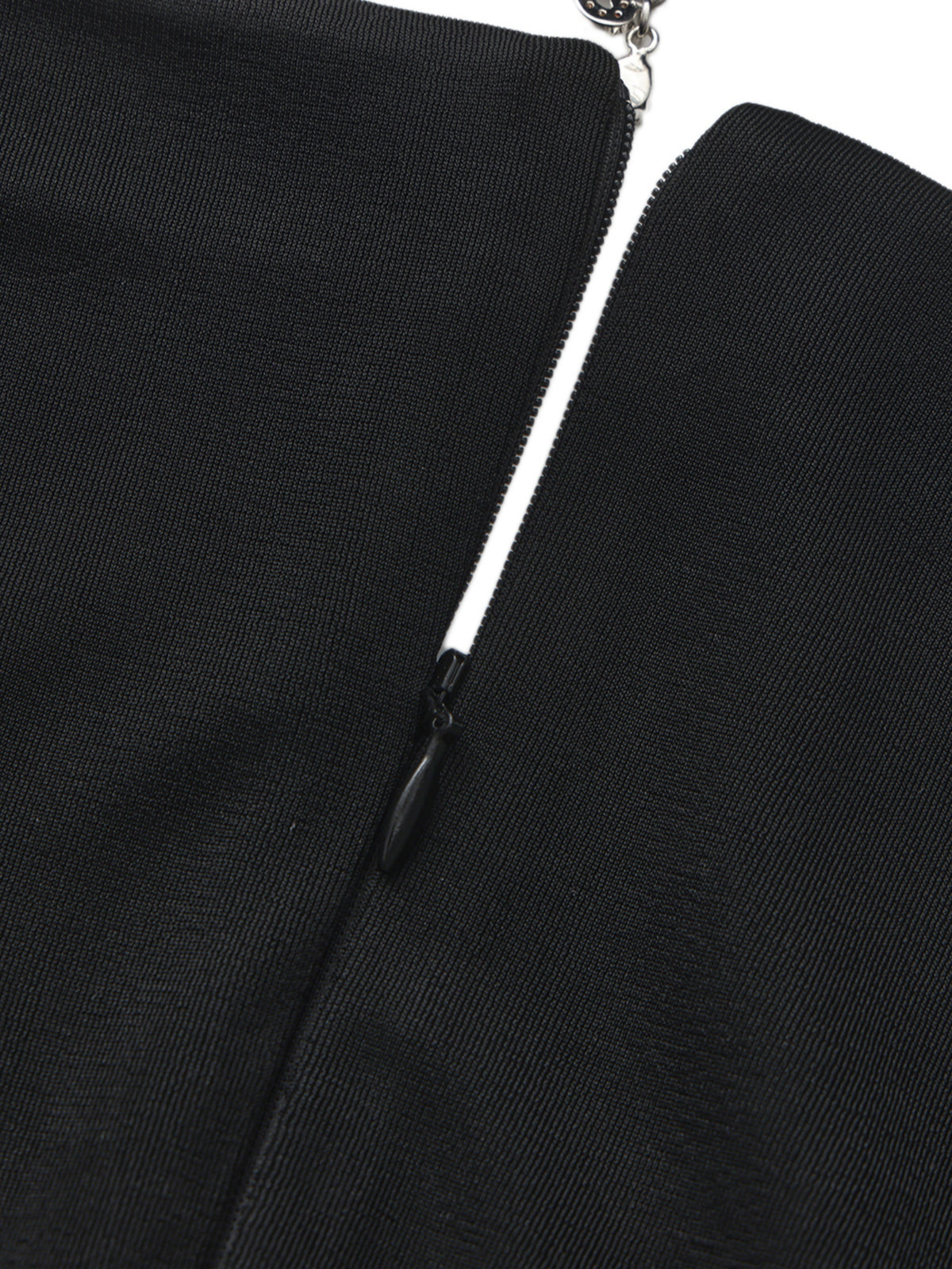 Alessandra Deep V Black Mini Dress (Final Sale)