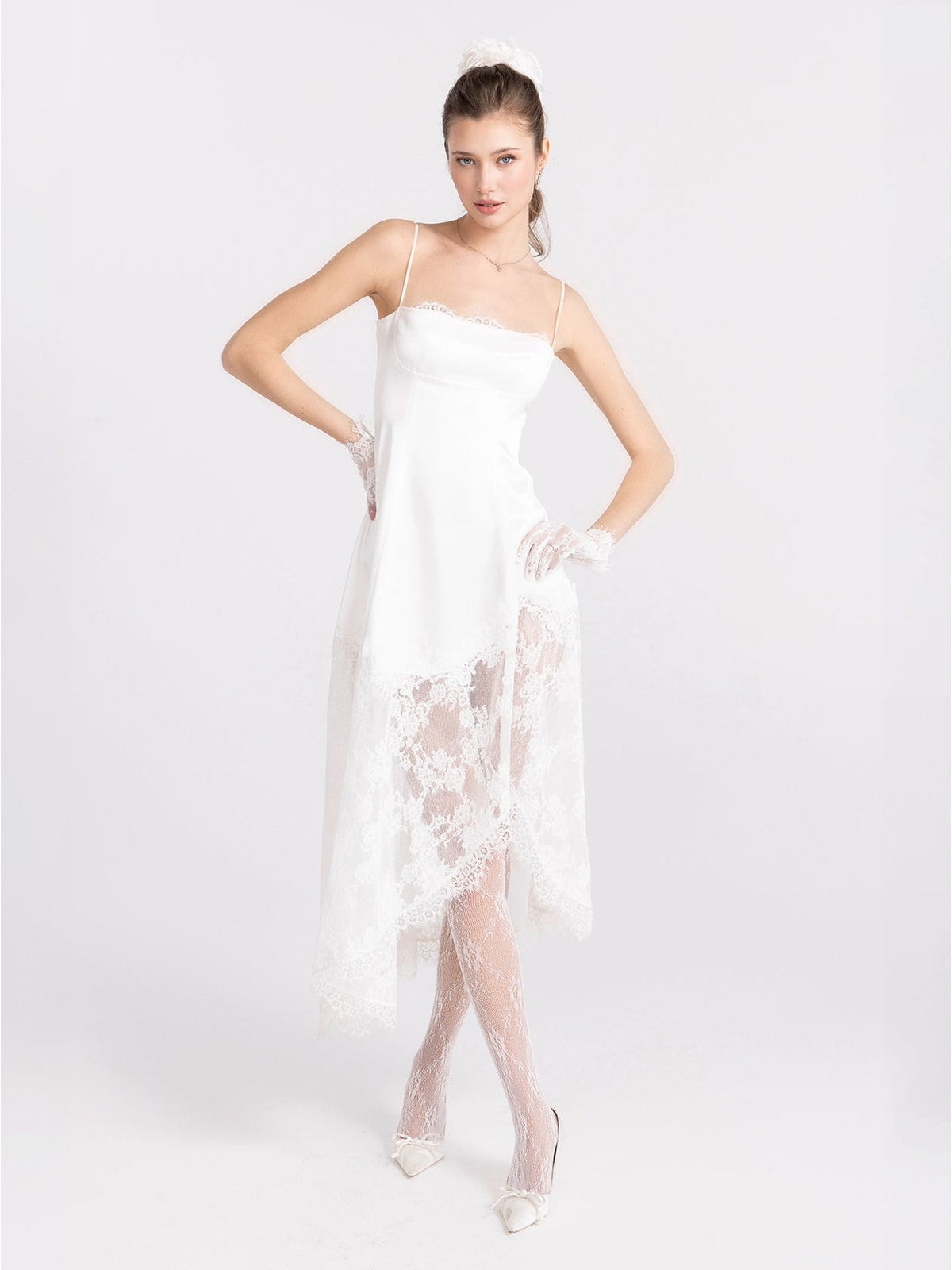 Mirabelle Satin Maxi Dress