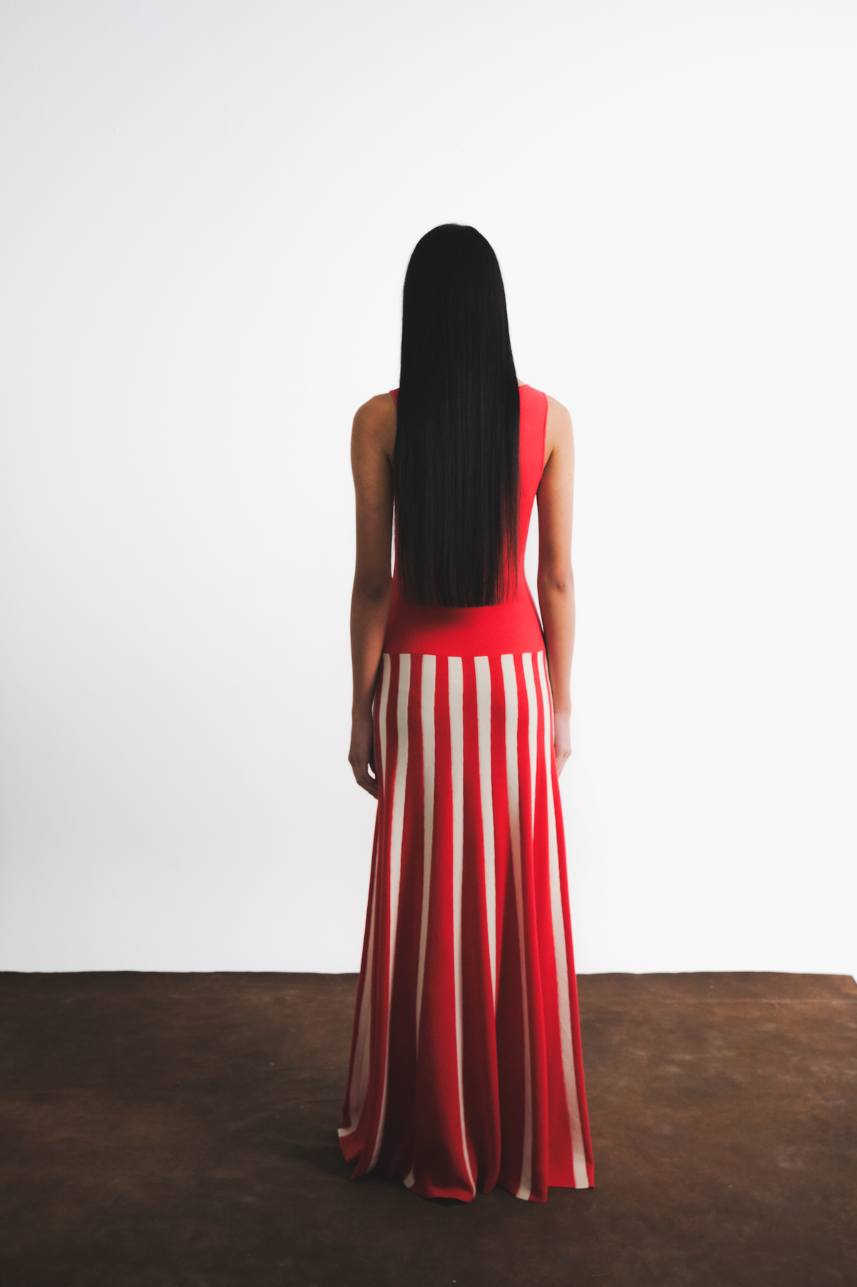 Agreste Sleeveless Maxi Dress | Red