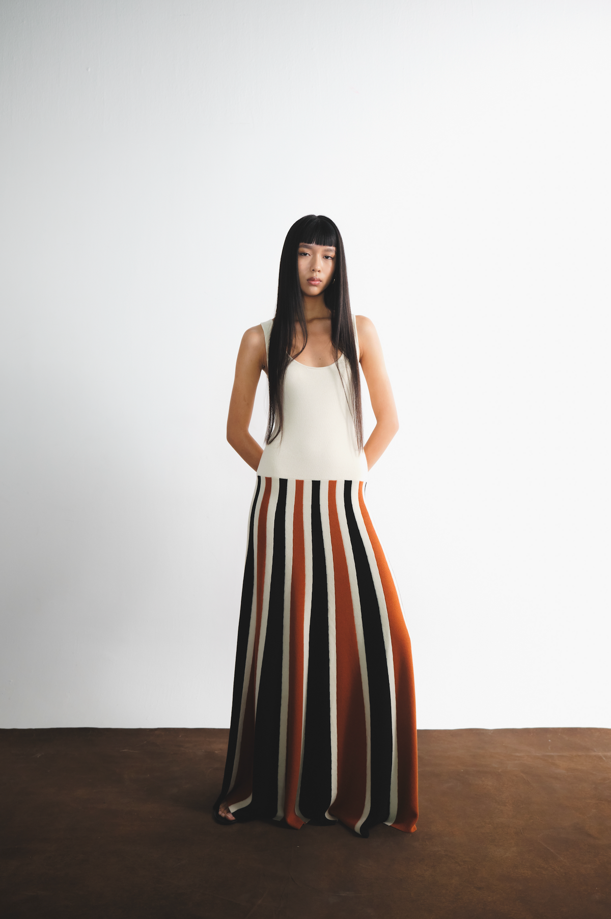 Agreste Sleeveless Maxi Dress | Ivory