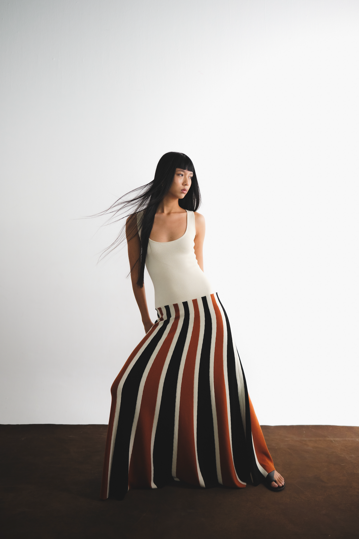 Agreste Sleeveless Maxi Dress | Ivory