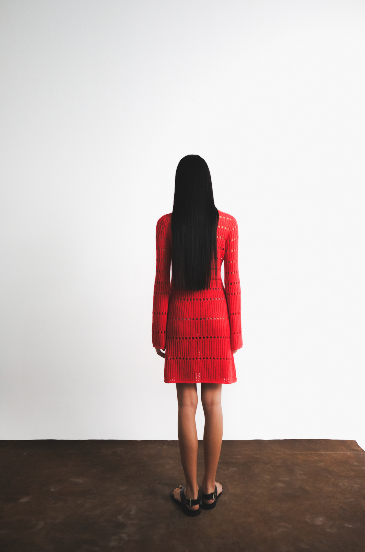 Mishi Knitted Dress | Red