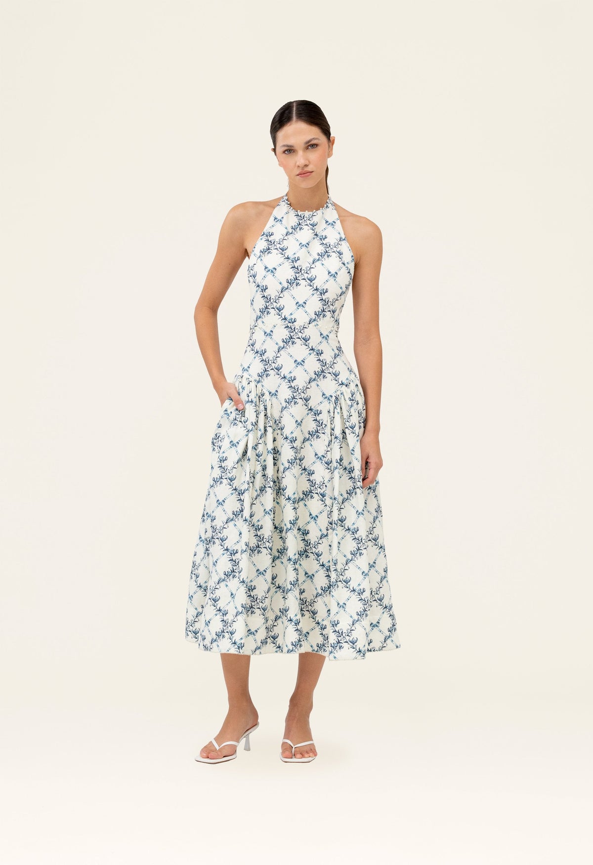 Balsa Gloriosa Midi Dress