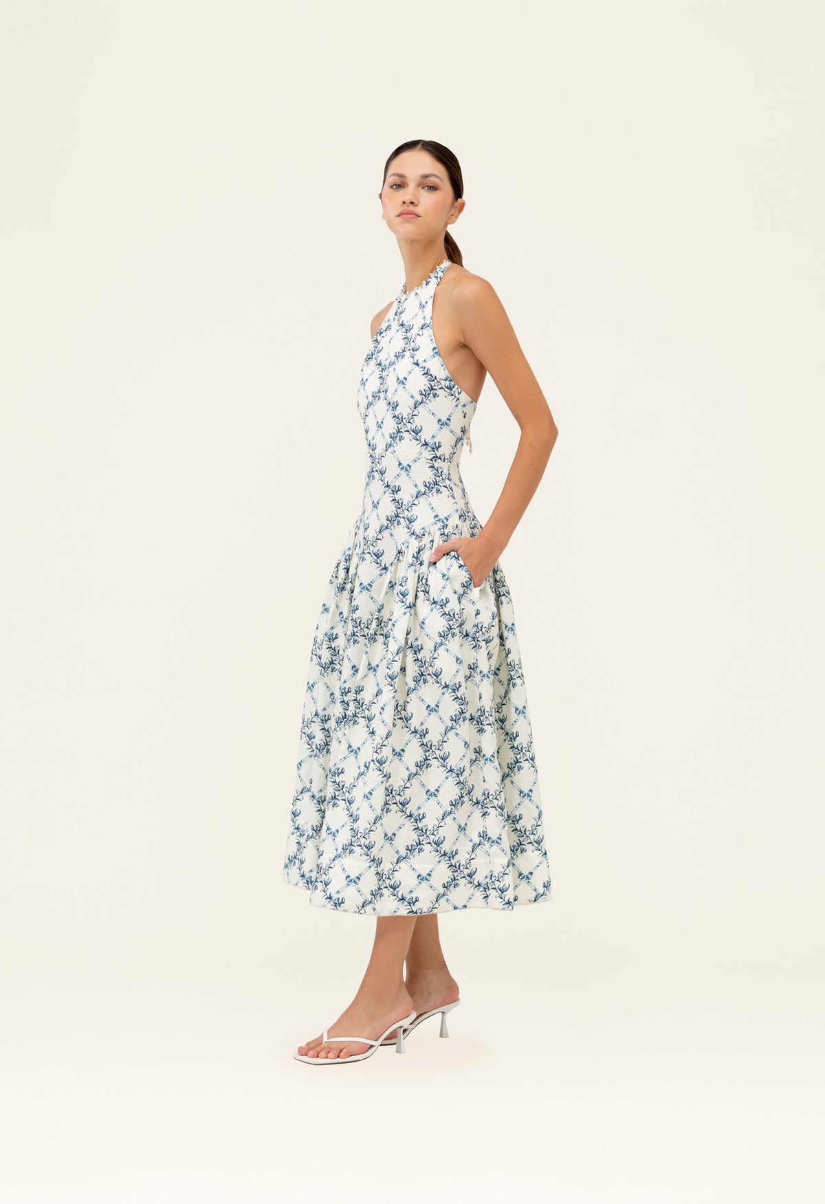Balsa Gloriosa Midi Dress
