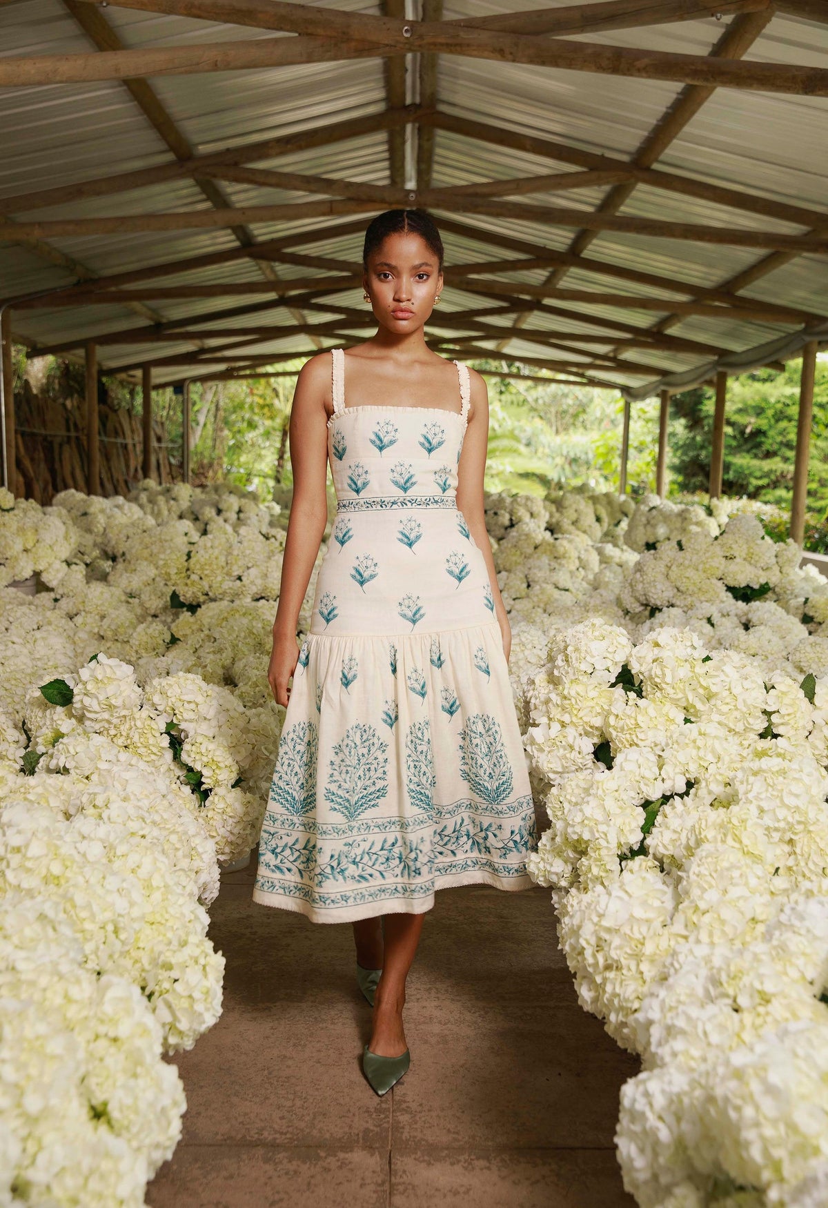 Níspero Ceiba Midi Dress