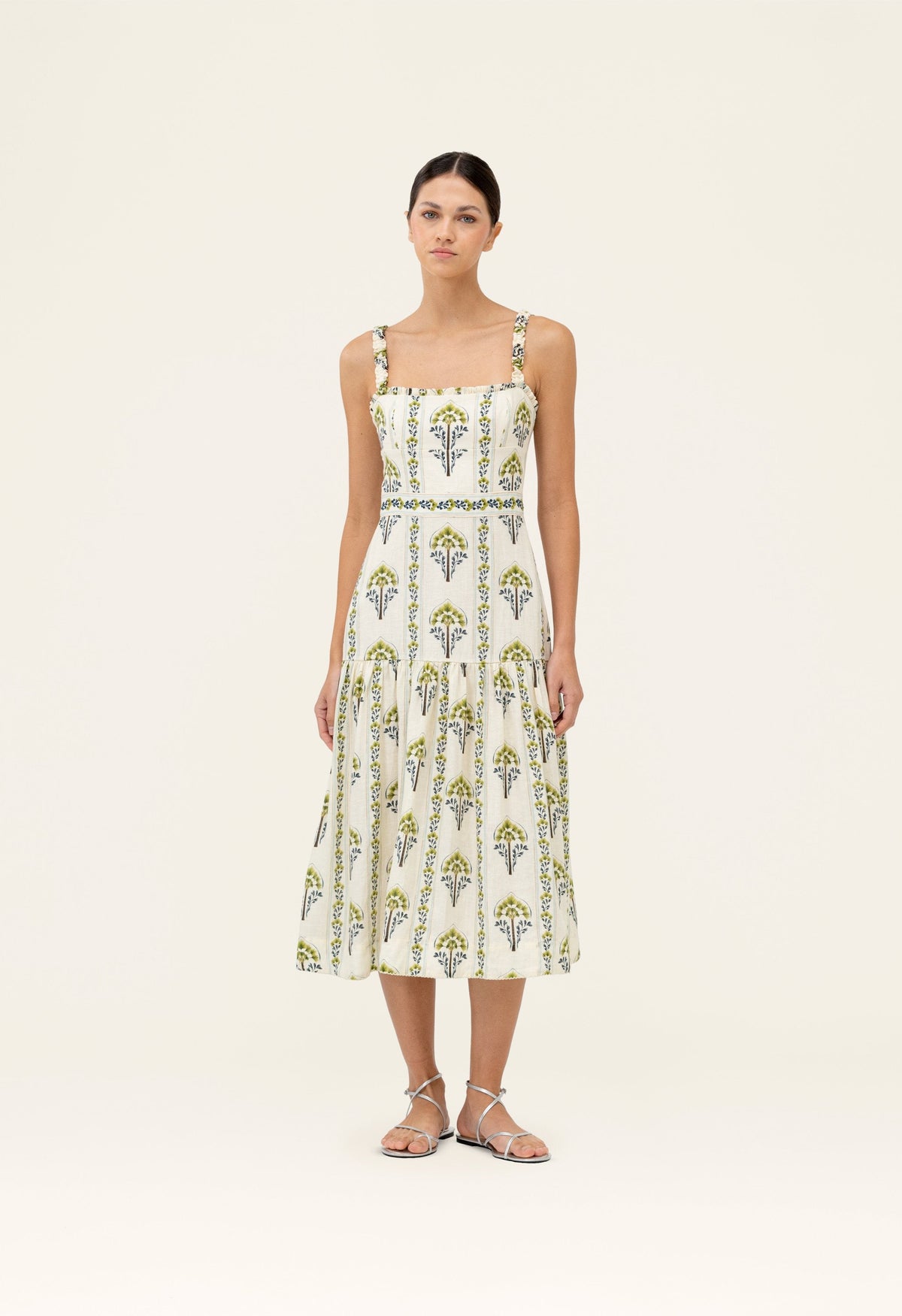 Níspero Moriche Midi Dress