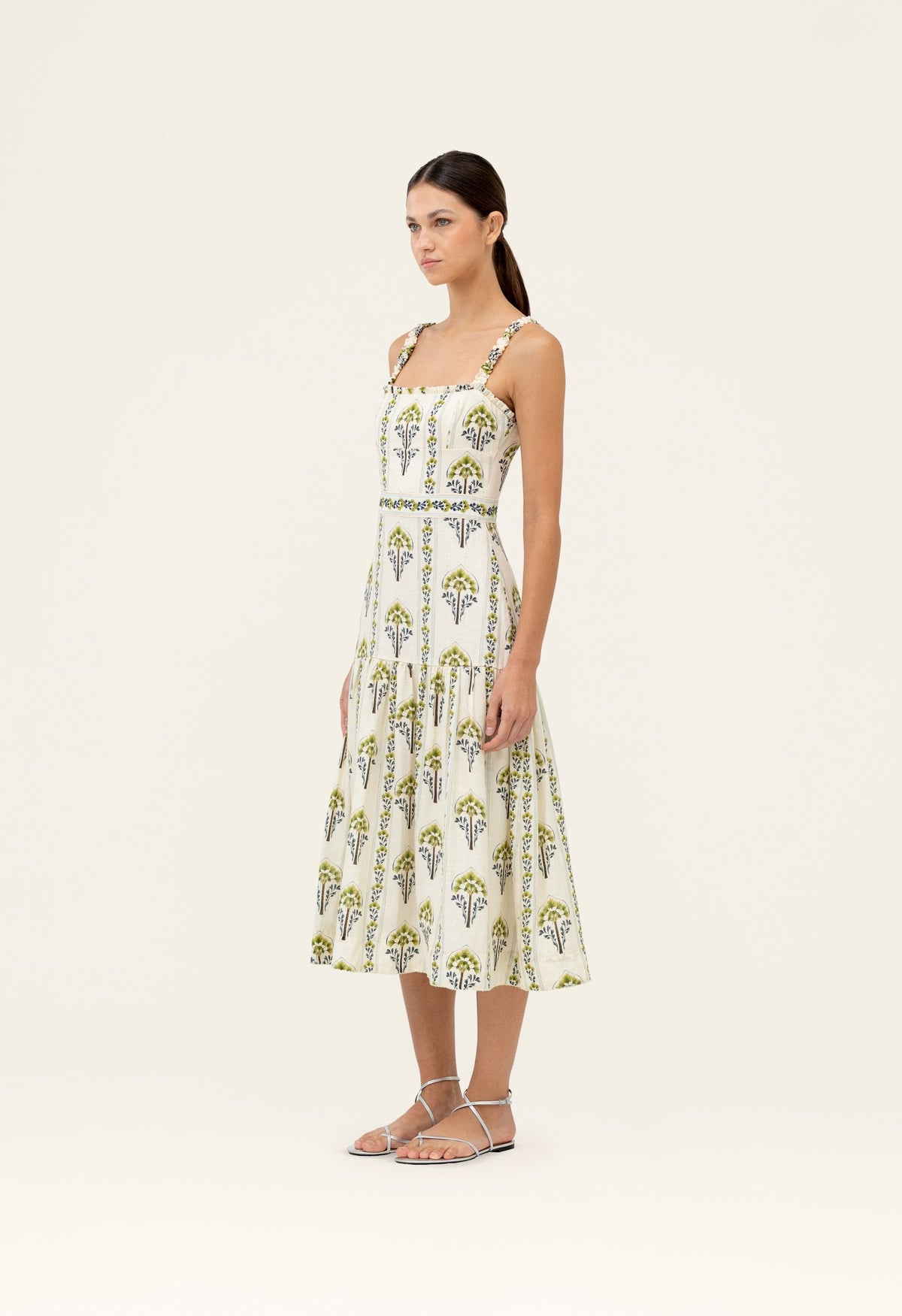 Níspero Moriche Midi Dress