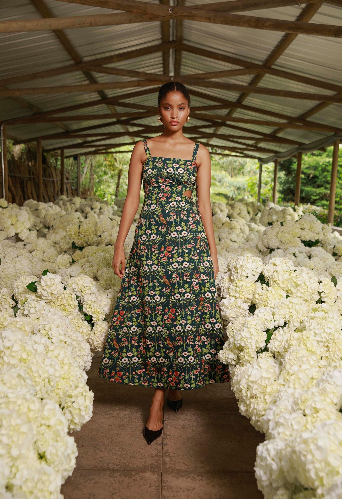 Verano Mosquetero Midi Dress