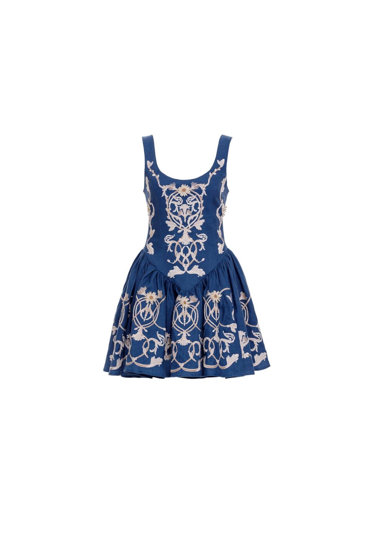 Pluma Ribbons Mini Dress