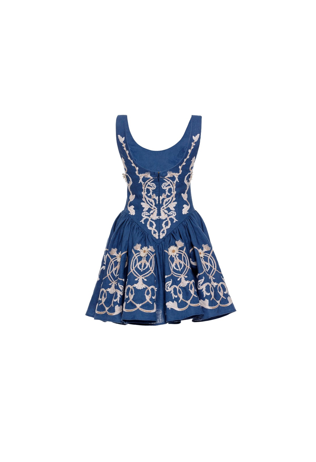 Pluma Ribbons Mini Dress